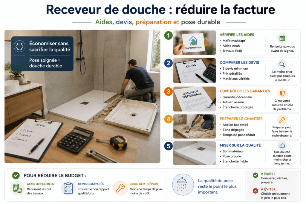 receveur de douche