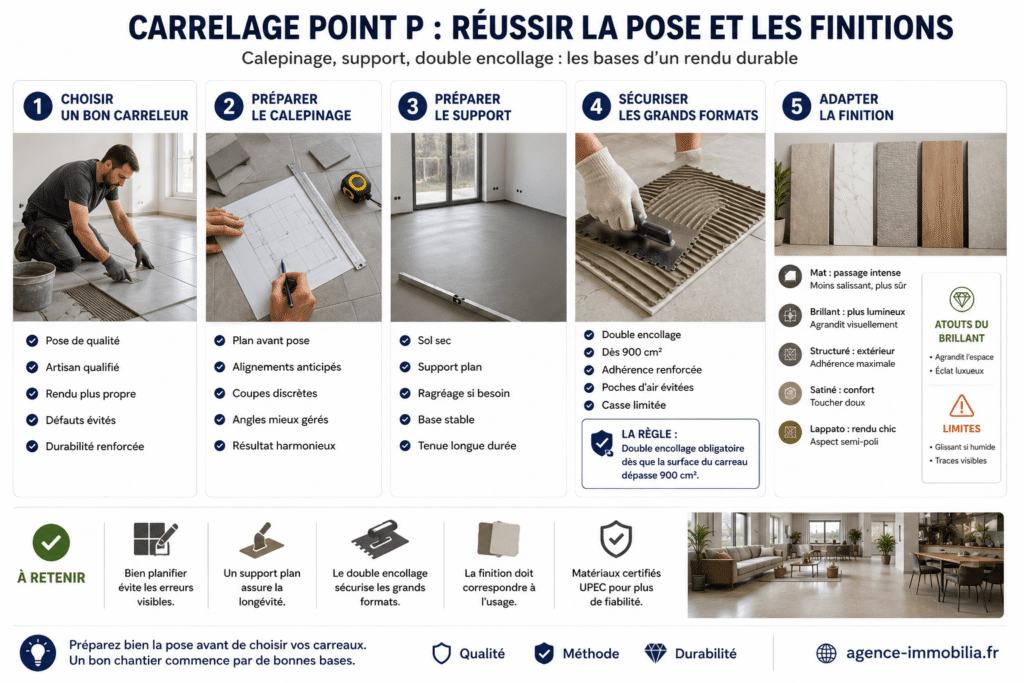 carrelage point P